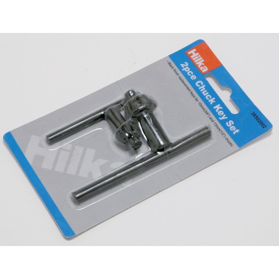 HILKA 2 PC CHUCK KEY SET