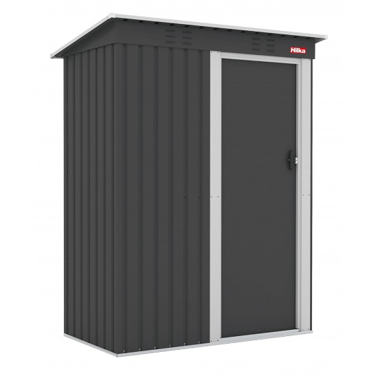 HILKA 5 X 3 METAL GARDEN SHED (P)