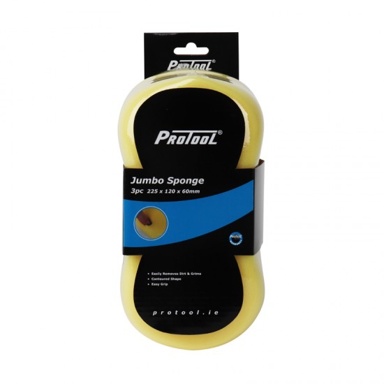 PROTOOL JUMBO SPONGE 225X120X60 3 PACK