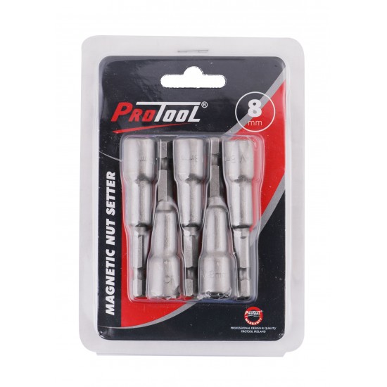 PROTOOL MAGNETIC NUT SETTER 5 PC SET  CRV