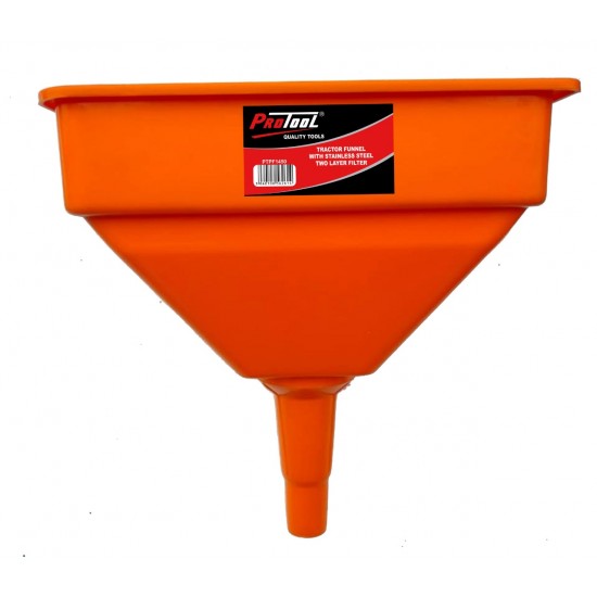 PROTOOL TRACTOR FUNNEL WITH S/STEEL 2 LAYER FILER