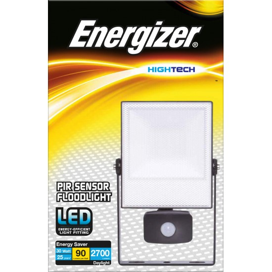 ENERGIZER 30W LED FLOODLIGHT cw PIR