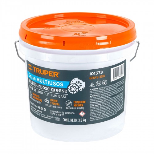 TRUPER 8 LB LITHIUM BASE MULTIPURPOSE GREASE