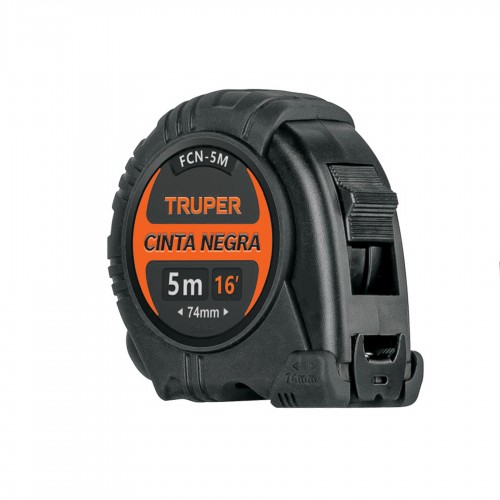 TRUPER 5M COMPACT TAPE MEASURE BLACK  BLADE EXPERT