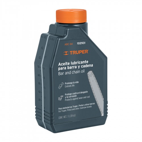 TRUPER CHAINSAW BAR AND CHAIN OIL