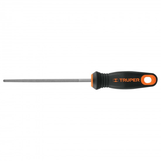 TRUPER ROUND SMOOTH CUT FILE WITH HANDLE 6