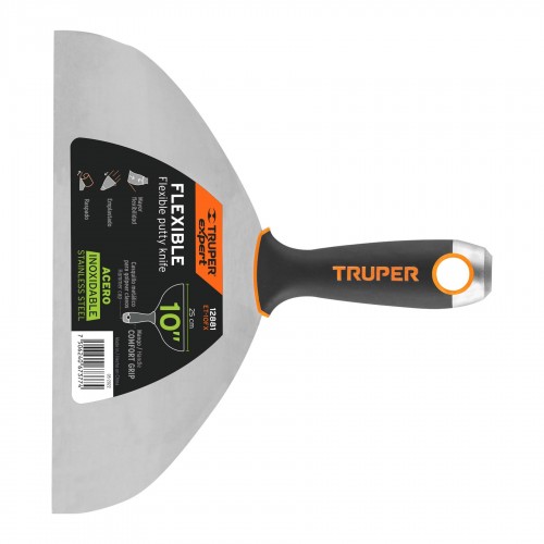 TRUPER FLEXIBLE STEEL BLADE PUTTY KNIFE 10