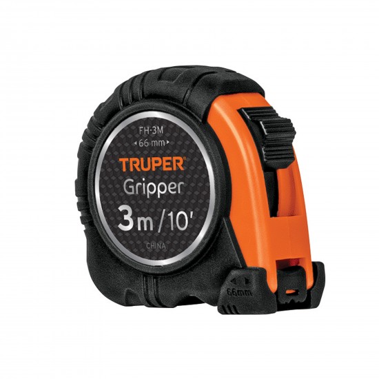 TRUPER 3M   10FT GRIPPER  MEASURING TAPE 13MM BLADE