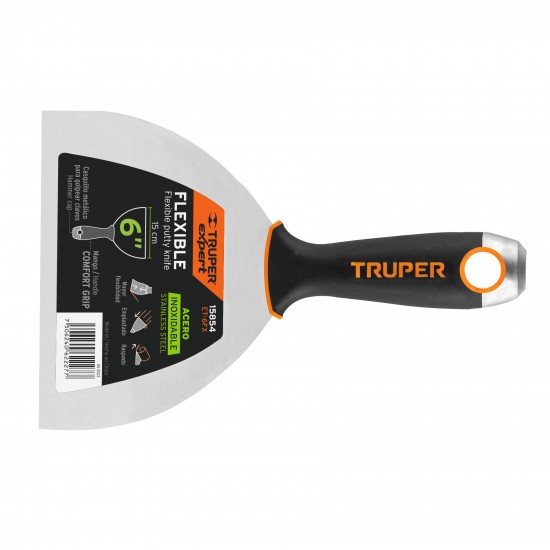 TRUPER FLEXIBLE STEEL BLADE PUTTY KNIFE 6