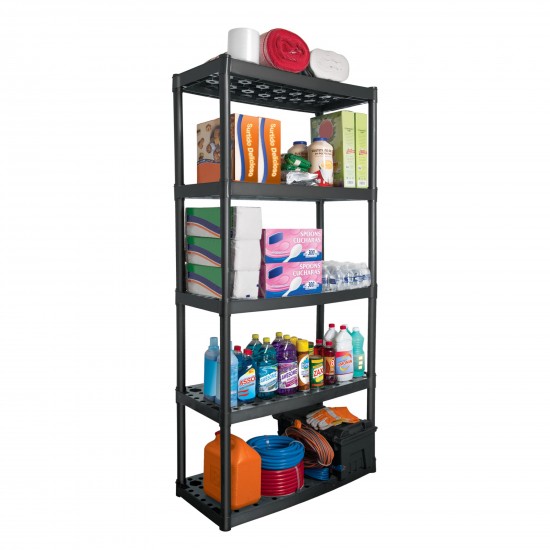 TRUPER HEAVY DUTY, PLASTIC 5-SHELF UNIT  (P)