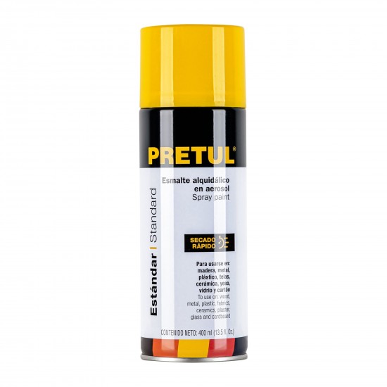 PRETUL CANARY YELLOW SPRAY PAINT CAN