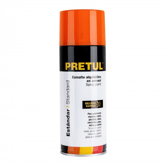 PRETUL ORANGE SPRAY PAINT CAN