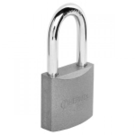 HERMEX 38MM   PADLOCK  GREY CARDED LONG