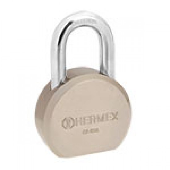 HERMEX 65MM STEEL  ROUND PADLOCK